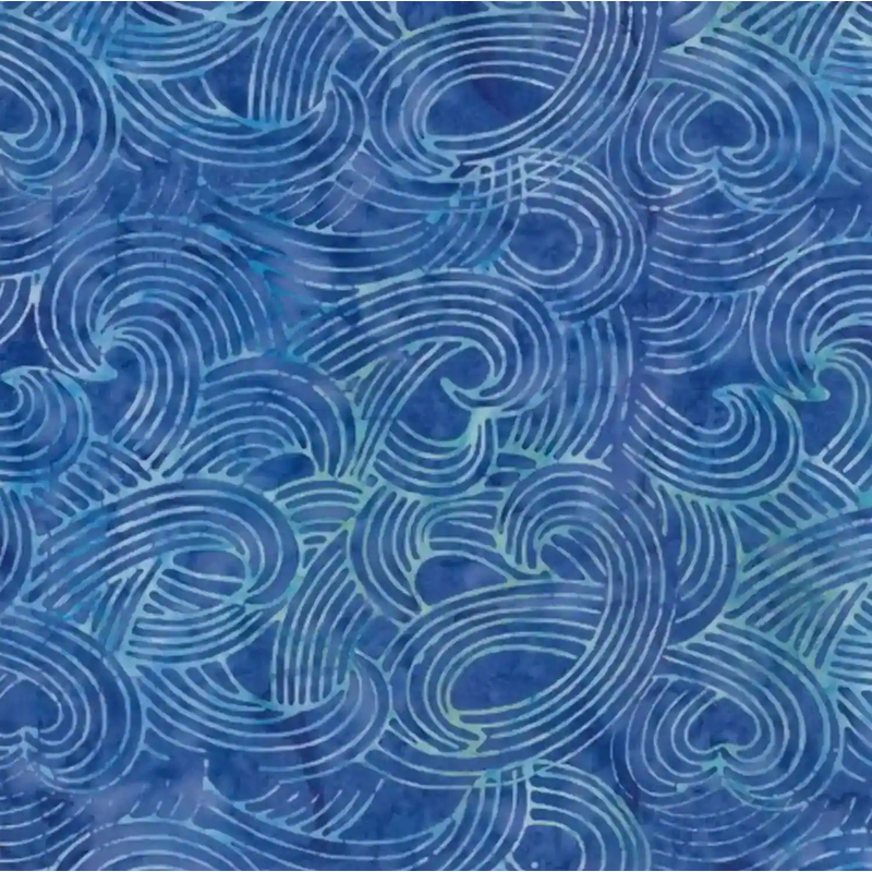 Ocean Mandala #1620 by Batik Australia 110cm Wide Cotton Fabric
