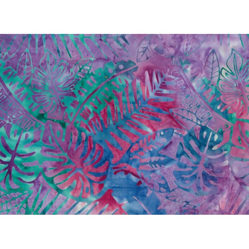 30cm REMNANT Tropical Dreams #1697 by Batik Australia 110cm Wide Cotton Fabric