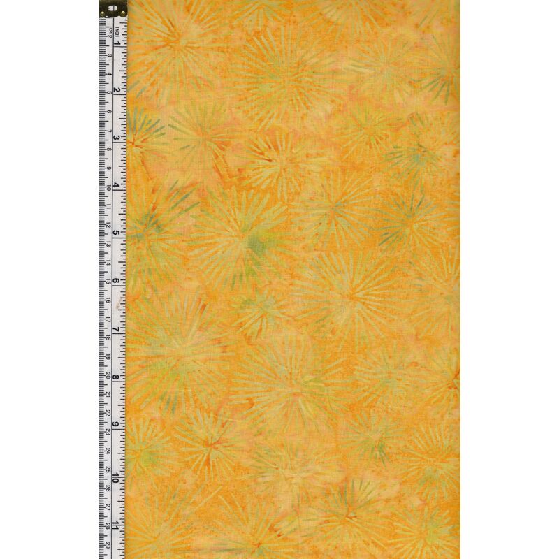 Batik Australia Fabric BA45-172 Golden Burst, 110cm Wide Per 50cm