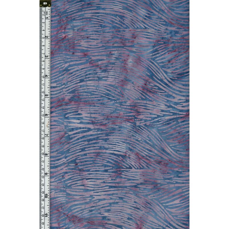Batik Australia Fabric BA45-235 Blue, 110cm Wide Per 50cm