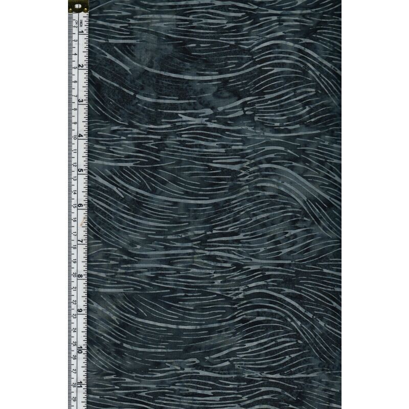 Batik Australia BA45-261 Waves Grey, 110cm Wide Cotton Fabric