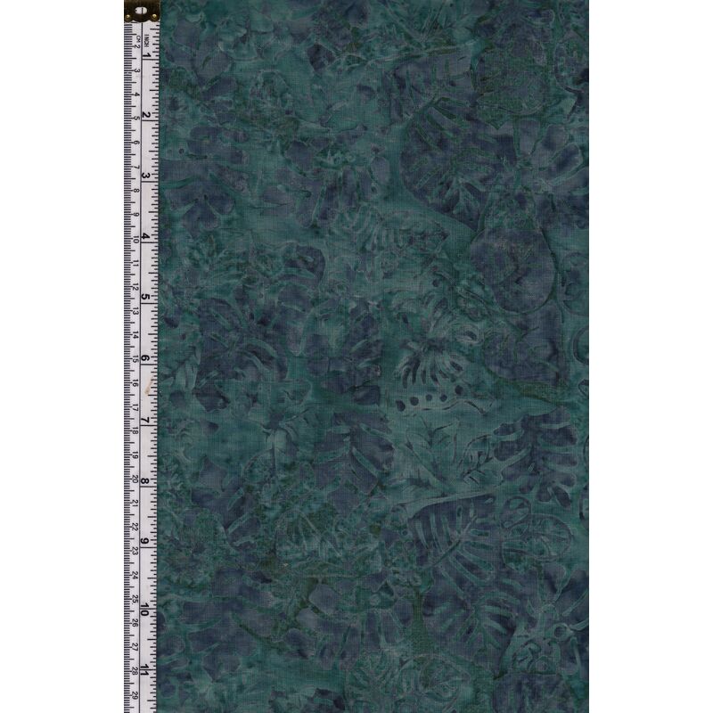 Batik Australia Fabric BA45-266 Nature Dark Teal, 110cm Wide Per 50cm