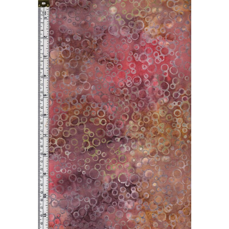 Batik Australia Fabric BA45-271 Bubbles, 110cm Wide Per 50cm (1/2 Metre)