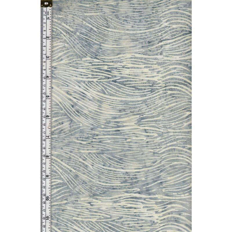 Batik Australia BA45-274 Waves Grey 110cm Wide Cotton Fabric
