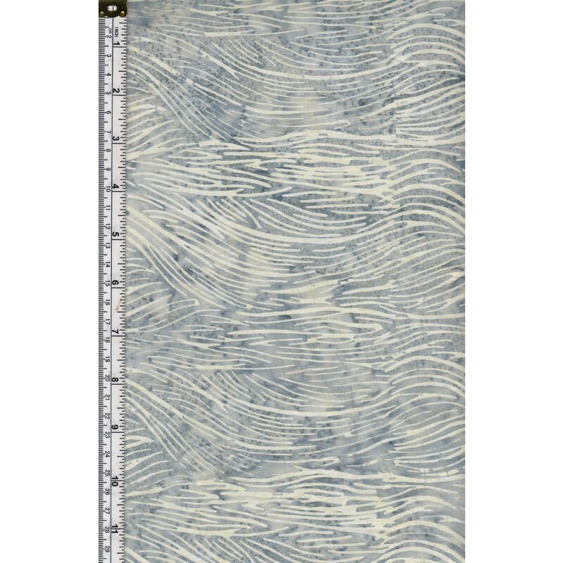 Batik Australia Fabric BA45-274 Waves, 110cm Wide Per 50cm (1/2 Metre)