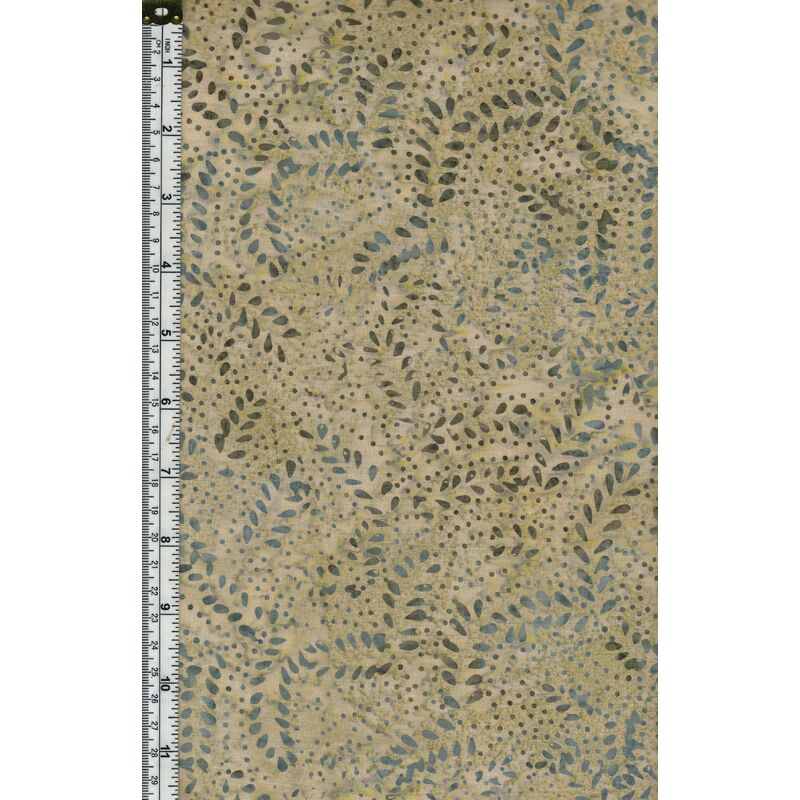 Batik Australia BA45-303 Dot Fronds, 110cm Wide Cotton Fabric