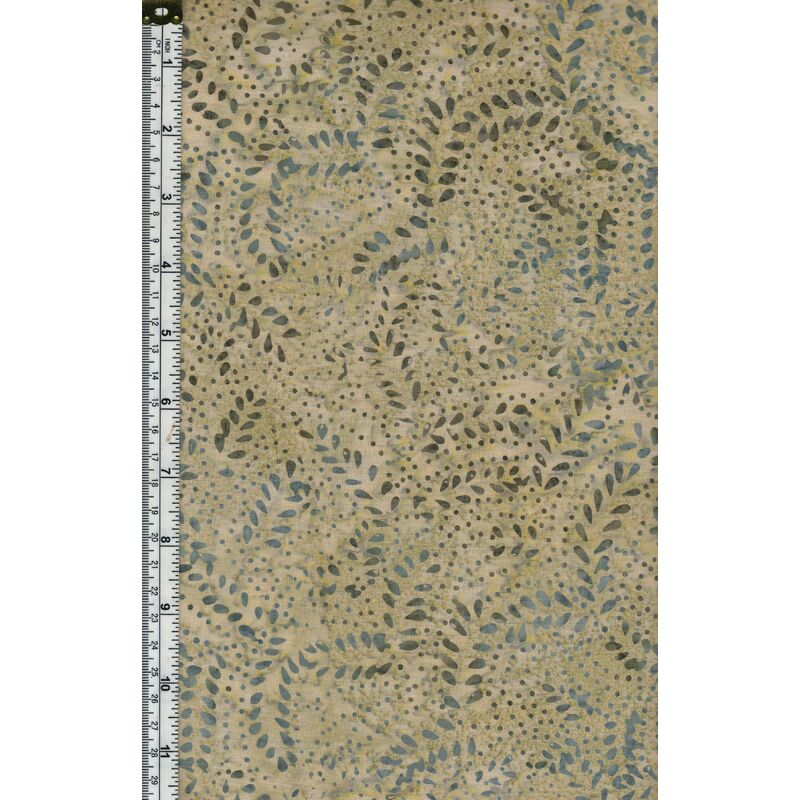 Batik Australia Fabric BA45-303 Fronds, 110cm Wide Per 50cm
