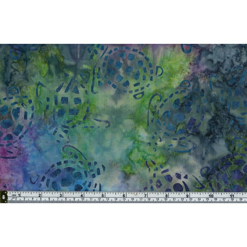 Batik Australia BA45-395 Baby Turtles Multi 110cm Wide Cotton Fabric