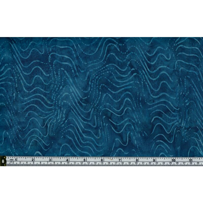 Batik Australia Designers Palette BA45-408 Waves 110cm Wide Cotton Fabric