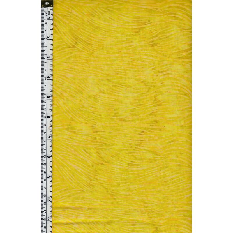 Batik Australia BA45-441 Yellow, 110cm Wide Per 50cm (1/2 Metre)