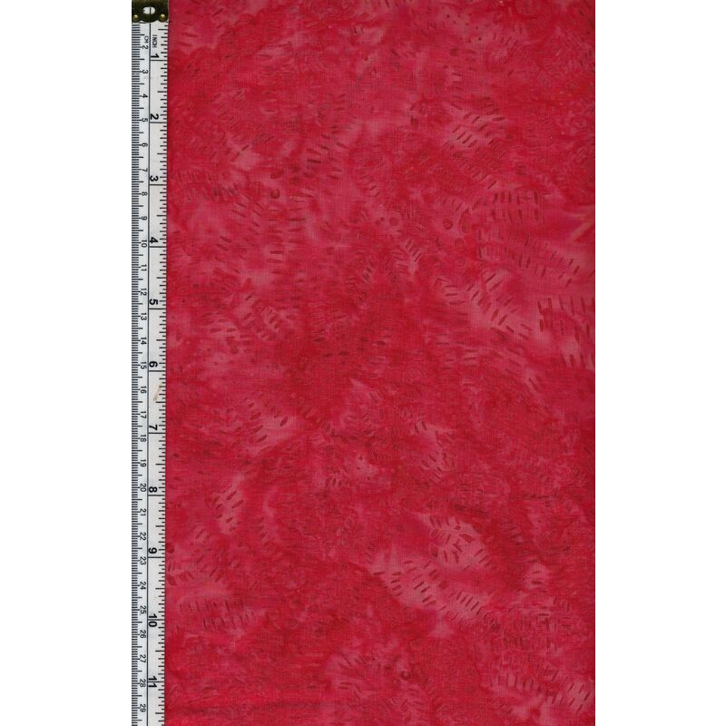Batik Australia BA45-444 Fern Red, 110cm Wide Per 50cm (1/2 Metre)