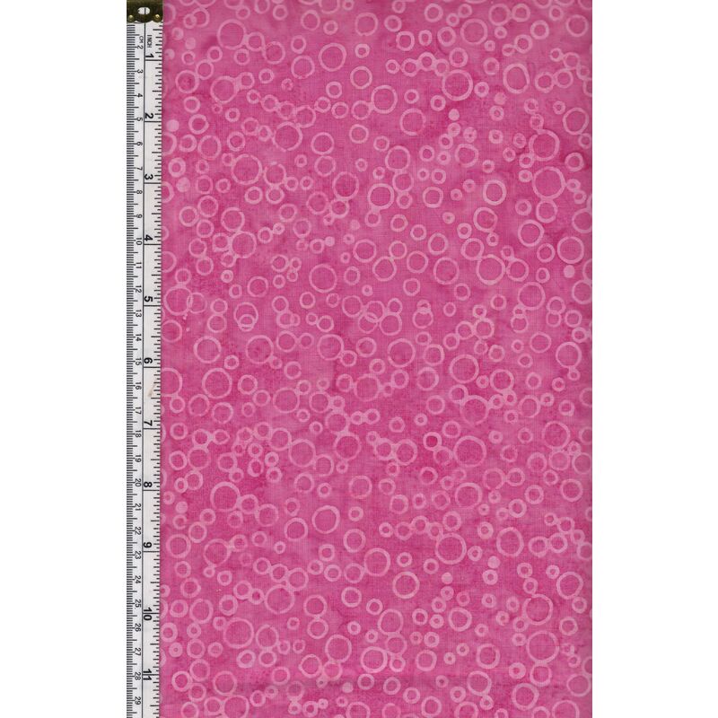 Batik Australia BA45-446 Bubbles Pink 110cm Wide Cotton Fabric