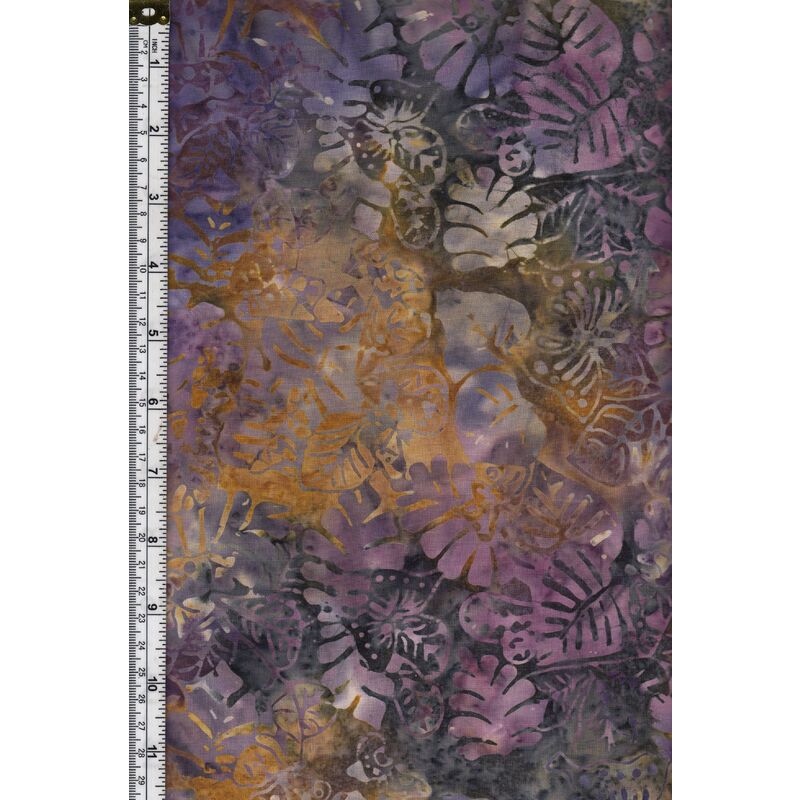 Batik Australia Fabric BA45-44 Nature Purple, 110cm Wide Per 50cm (1/2 Metre)