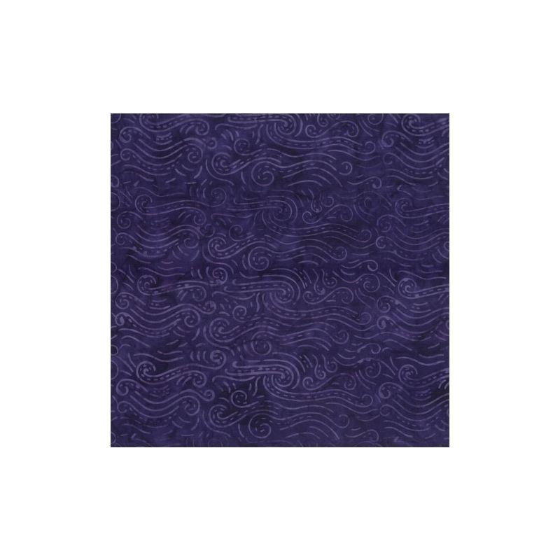 Designers Palette #1391 Swirls Purple, 112cm Wide By Batik Australia
