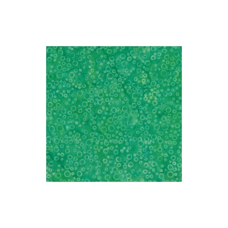 Designers Palette #1397 Bubbles Green, 112cm Wide By Batik Australia