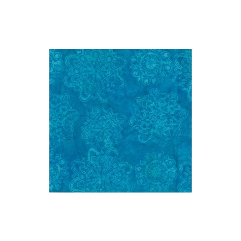 Designers Palette #1401 Mandala Blue, 112cm Wide By Batik Australia