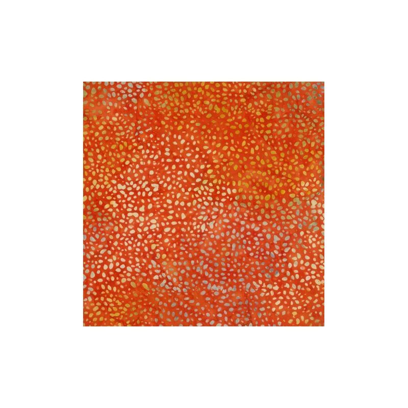 Opal #1425 Oranges, 112cm Wide Cotton Fabric by Batik Australia