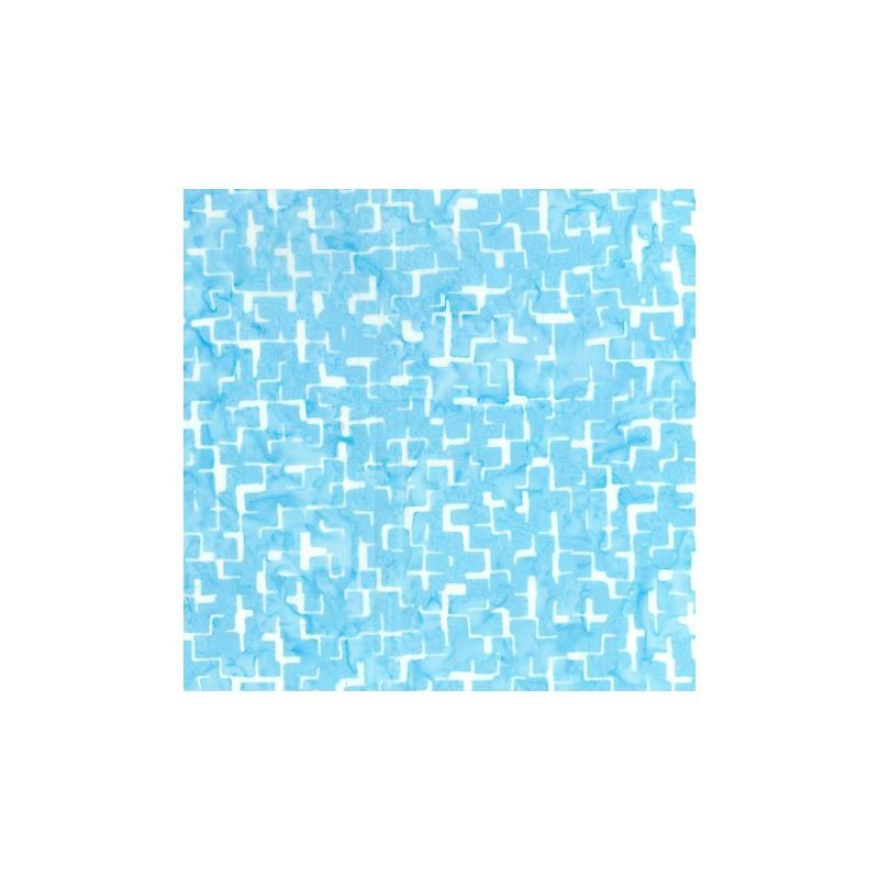 Batik #1471 Springtime Blue, 112cm Wide by Batik Australia