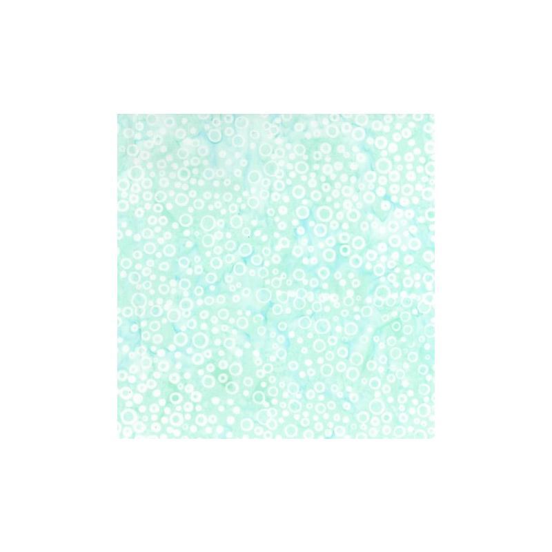 Batik #1473 Springtime Aqua, 112cm Wide by Batik Australia