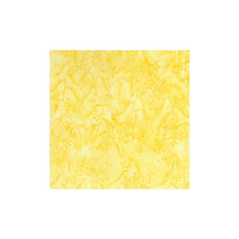 Batik #1476 Springtime Yellow, 112cm Wide by Batik Australia