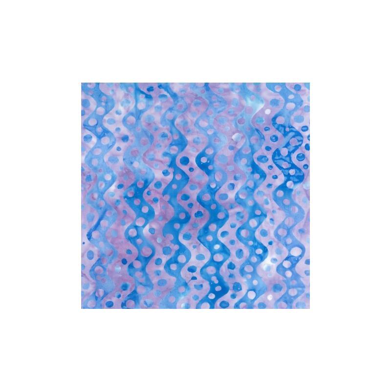 Batik #1495 Springtime Blue, 112cm Wide by Batik Australia