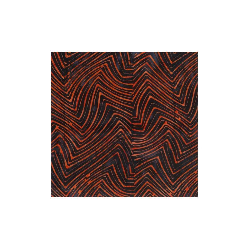 Batik #1526 Fire Charcoal Orange, 112cm Wide by Batik Australia