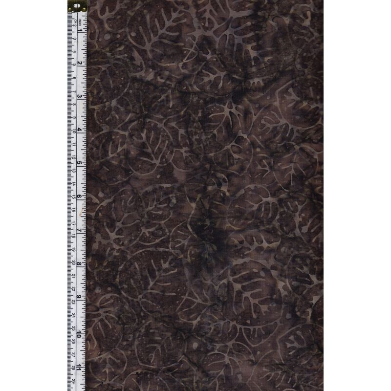 Batik Australia BA45-457 Nature Dark Brown 110cm Wide Cotton Fabric