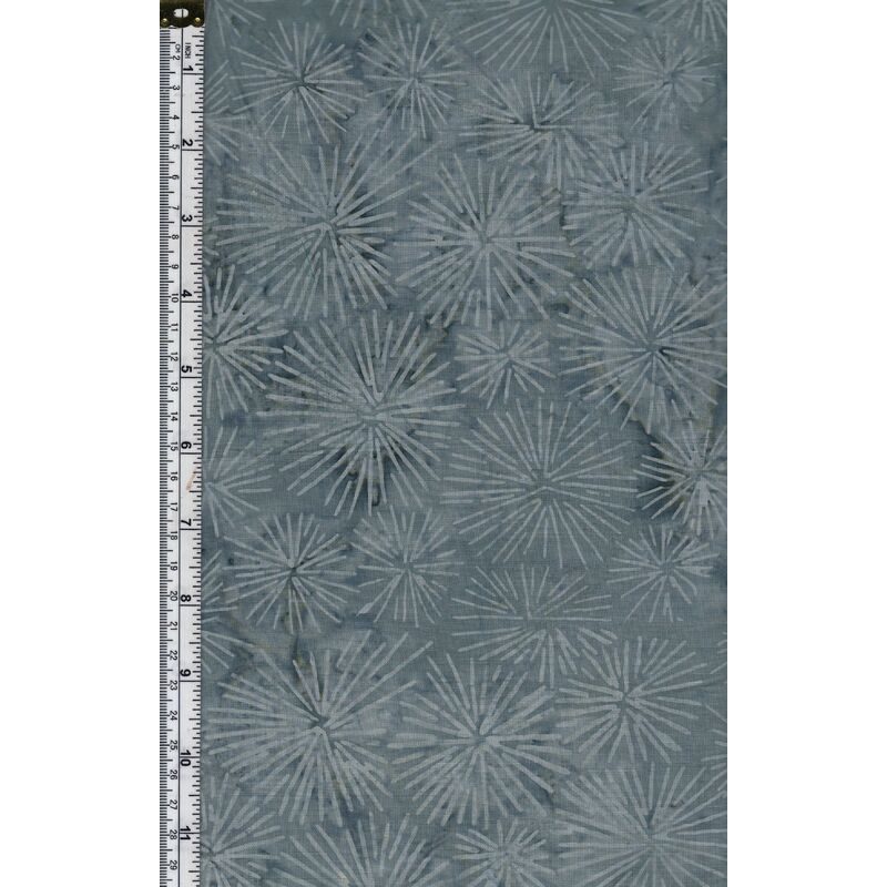 Batik Australia BA45-460 Grey Blue Burst 110cm Wide Cotton Fabric