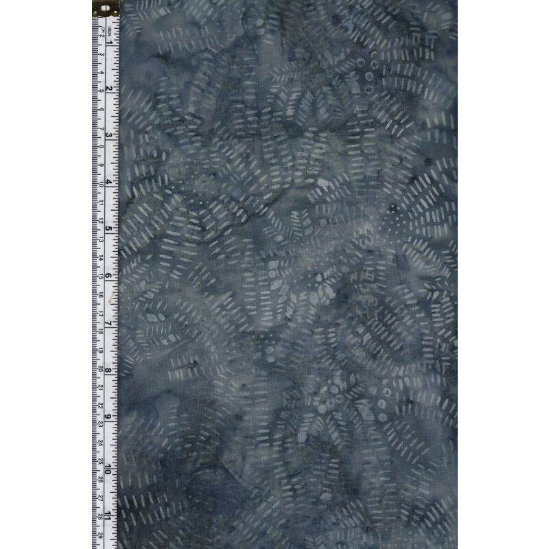 Batik Australia Fabric BA45-461 Steel Blue, 110cm Wide Per 50cm (1/2 Metre)