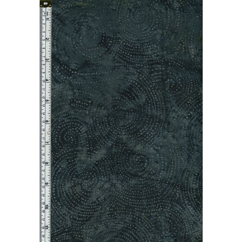 Batik Australia Fabric BA45-462 Swirl Dots Dark Navy, 110cm Wide Per 50cm