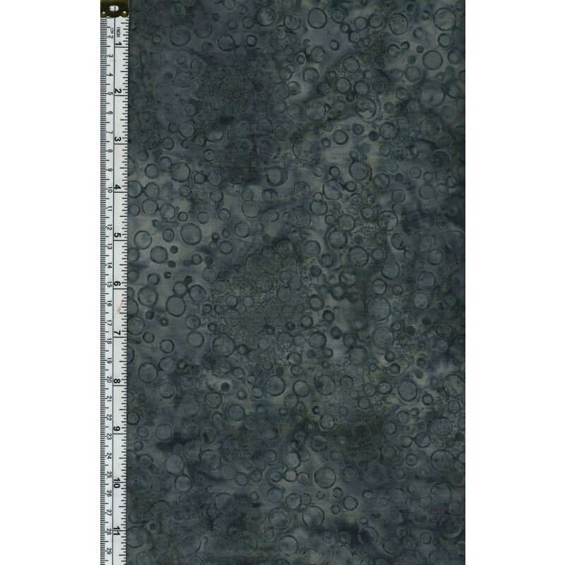 Batik Australia BA45-463 Bubbles Grey Green 110cm Wide Cotton Fabric