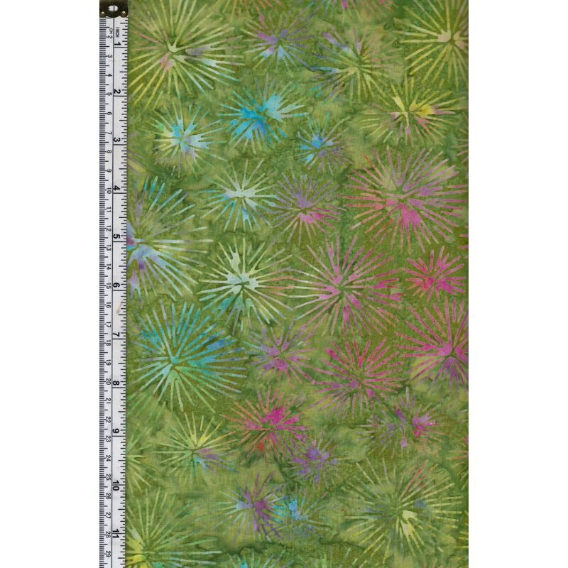Batik Australia Designers Palette Fabric BA45-488 Lime Burst 110cm Wide Cotton Fabric