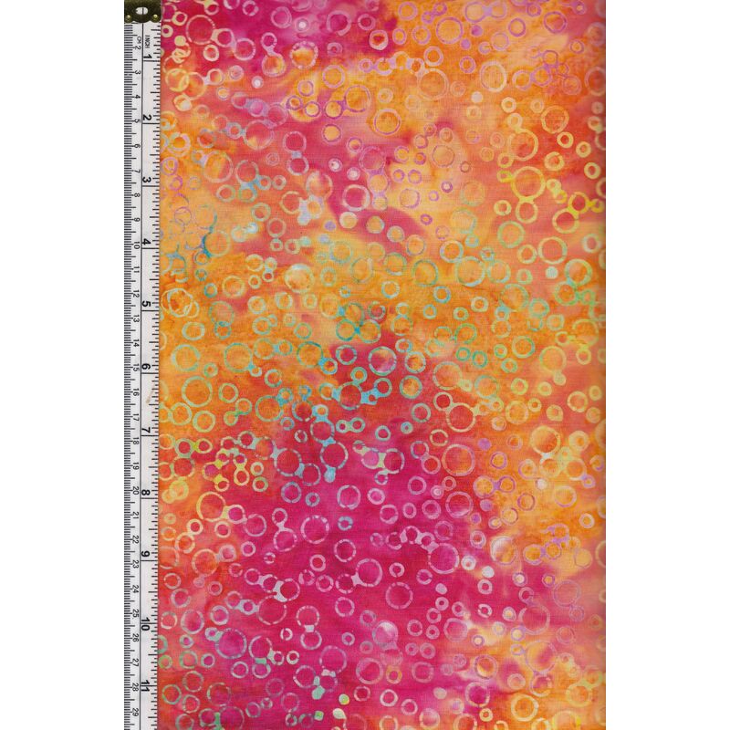 Batik Australia Designers Palette BA45-498 Bubbles 110cm Wide Cotton Fabric