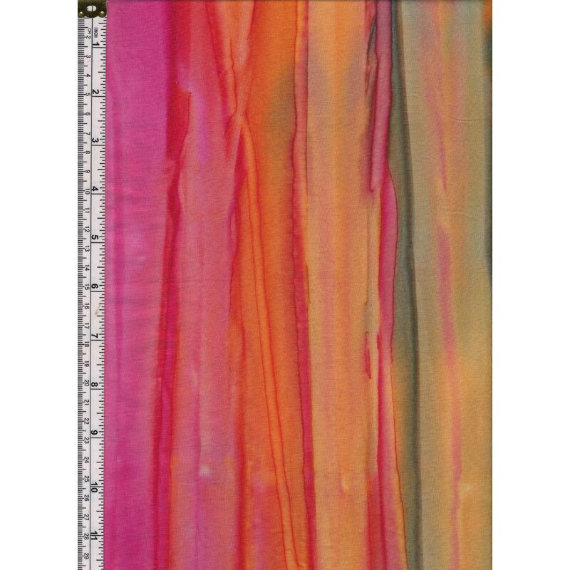 Batik Australia Fabric BA45-49 Multi Stripe, 110cm Wide Per 50cm