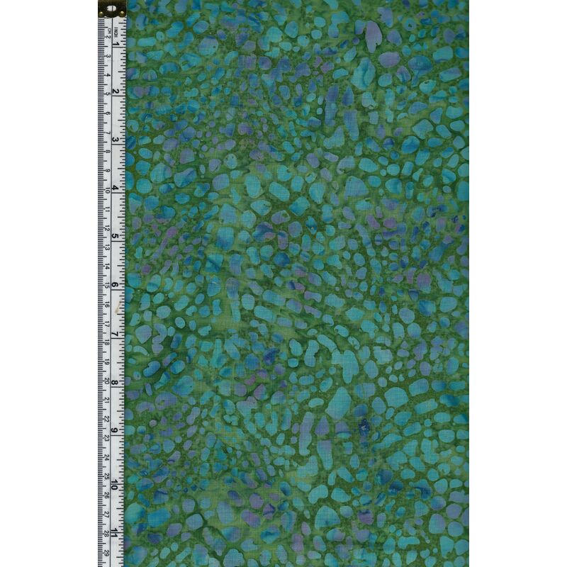Batik Australia BA45-503 Blue Green, 110cm Wide Per 50cm (1/2 Metre)