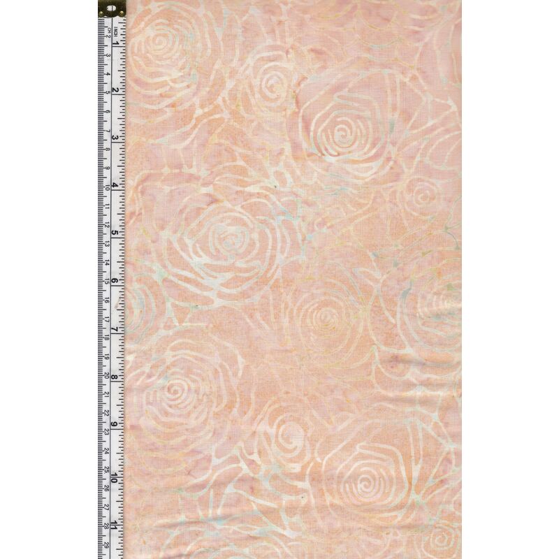 Batik Australia Fabric BA45-528 Rose Outline, 110cm Wide Per 50cm