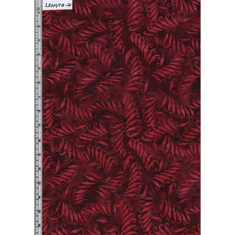 Batik Australia BA45-827 Bugs Dark Red 110cm Wide Cotton Fabric