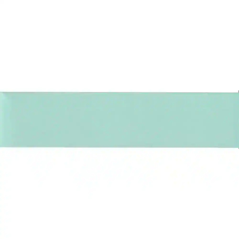 AQUA 36mm (Folded) Woven Edge Satin Blanket Binding By The Metre