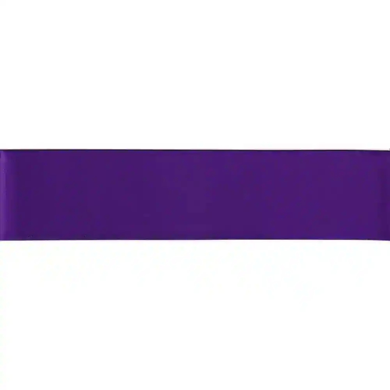 PURPLE 36mm (Folded) Woven Edge Satin Blanket Binding By The Metre