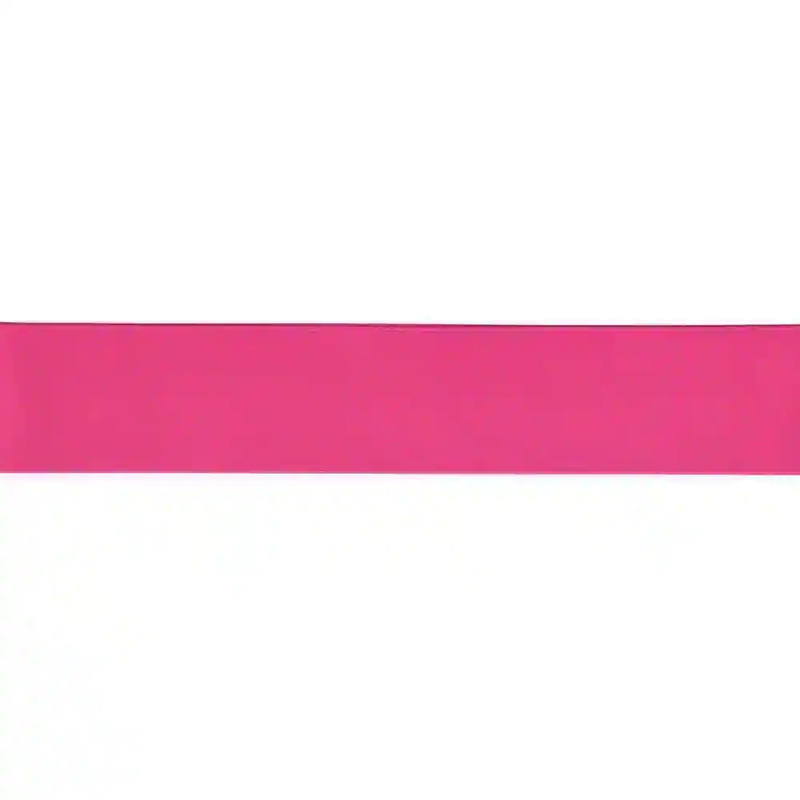 SHOCKING PINK 36mm (Folded) Woven Edge Satin Blanket Binding By The Metre