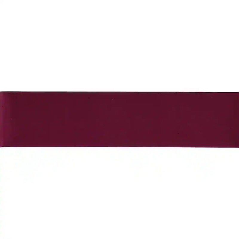 WINE 36mm (Folded) Woven Edge Satin Blanket Binding By The Metre