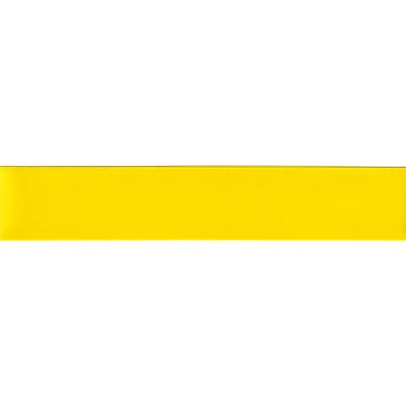 YELLOW 36mm (Folded) Woven Edge Satin Blanket Binding By The Metre