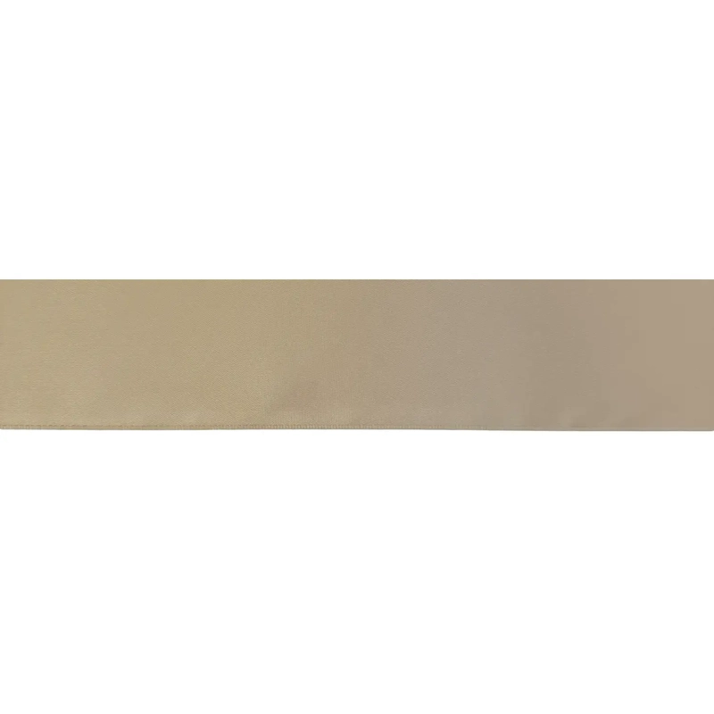 BUTTERMILK 50mm (Folded) Woven Edge Satin Blanket Binding By The Metre