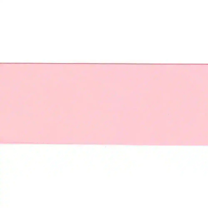 ROSE PINK 50mm (Folded) Woven Edge Satin Blanket Binding By The Metre