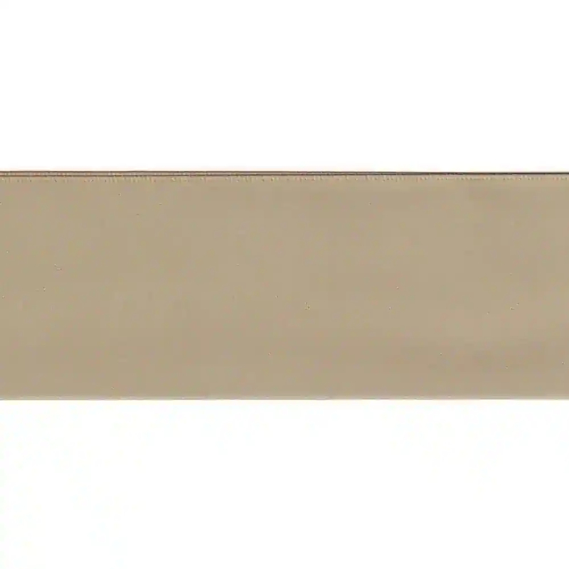 TAN 50mm (Folded) Woven Edge Satin Blanket Binding By The Metre