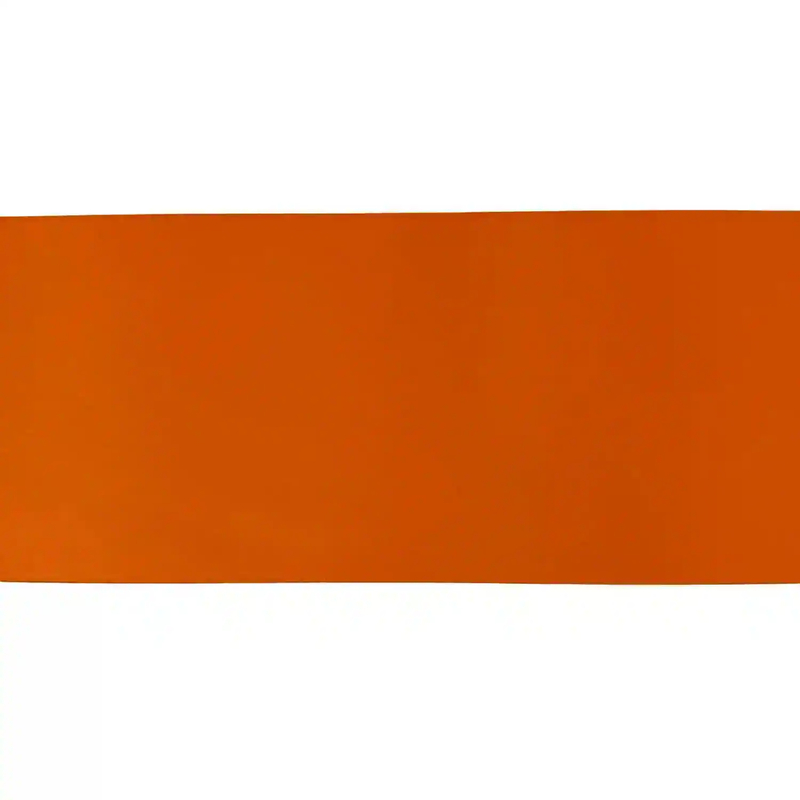 TANGERINE 50mm (Folded) Woven Edge Satin Blanket Binding By The Metre