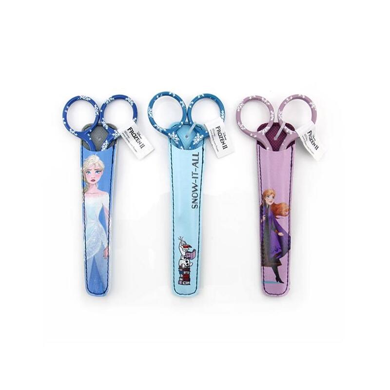 DISNEY Frozen II, 6" Scissors with Pouch, Set of 3 Designs