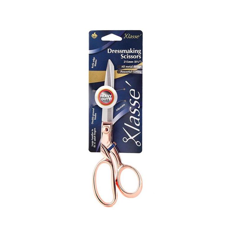 Klasse Dressmaking Scissors 215mm All Metal Powerful Cutting BK1208