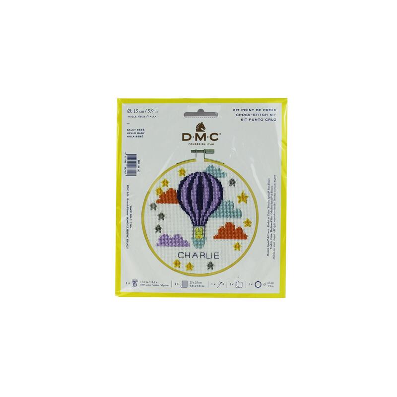 DMC HELLO BABY Counted Cross Stitch Kit 15cm, BK1910