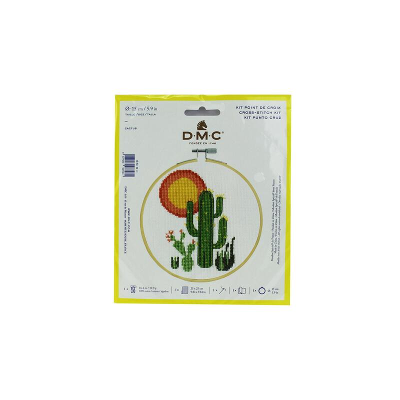 DMC CACTUS Counted Cross Stitch Kit 15cm, BK1911